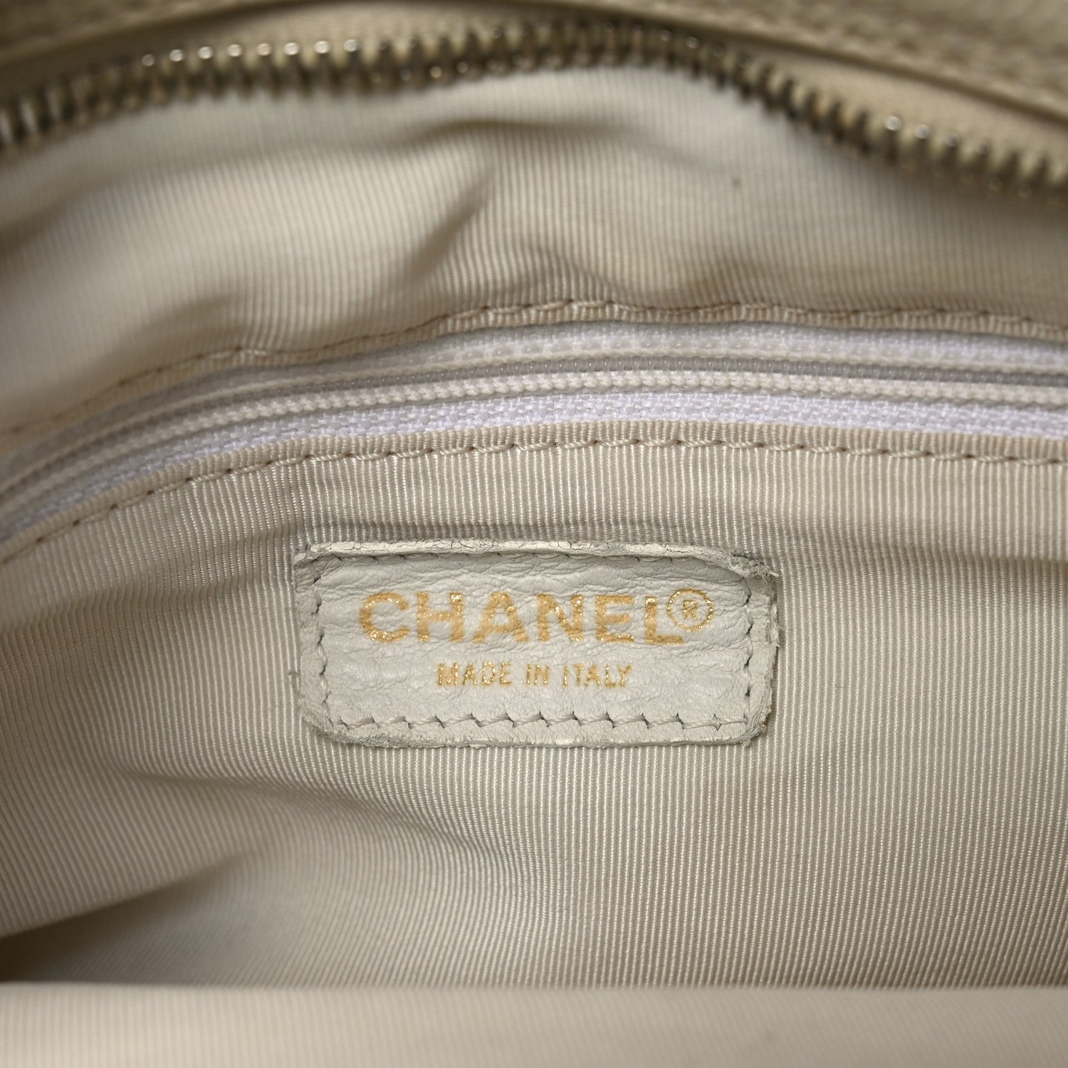Chanel Caviar Quilted Petit Timeless Tote PTT Beige 6 of 11