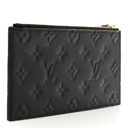 Louis Vuitton Empreinte Felicie Chain Wallet Zippered Insert Black 3 of 6