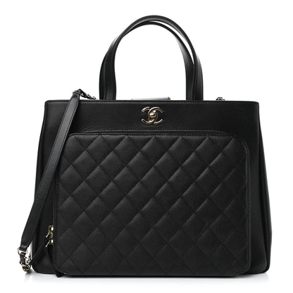 Chanel Caviar Quilted Large Business Affinity Shopping Bag Black 1 of 4