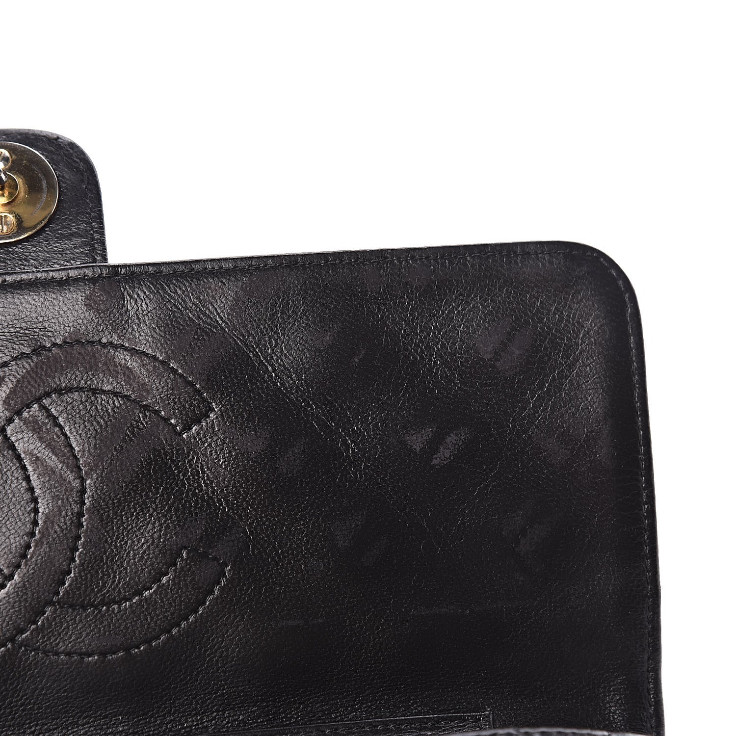 Chanel Lambskin Quilted Medium Single Flap Black 9 of 21