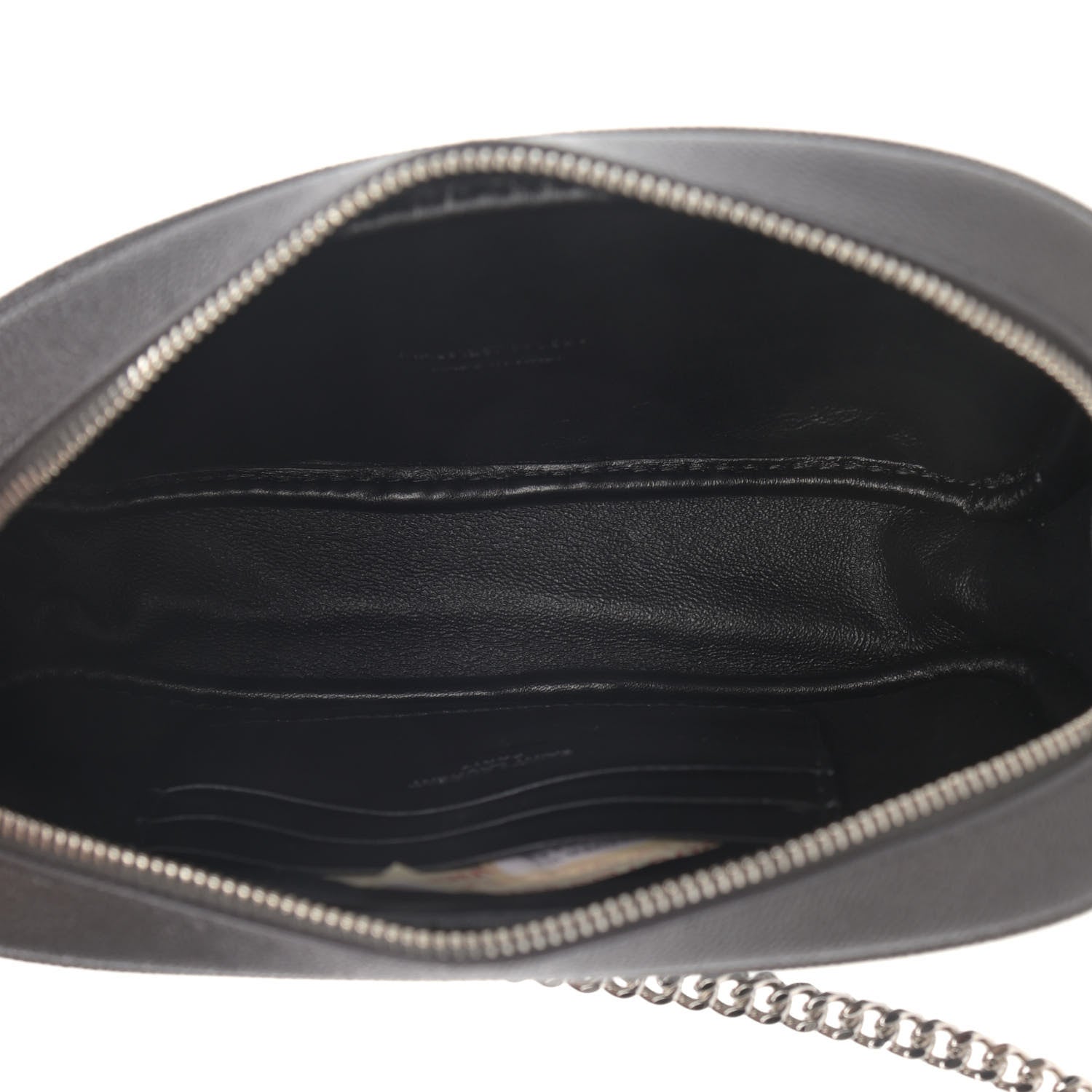 Saint Laurent Grain De Poudre Matelasse Monogram Mini Lou Camera Bag Asphalt 5 of 10