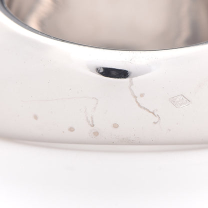 Cartier 18K White Gold Nouvelle Vague Dome Ring 54 6.75 5 of 5