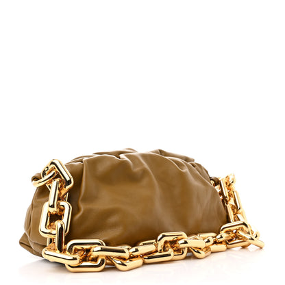 Bottega Veneta Calfskin The Pouch Chain Teak 3 of 11