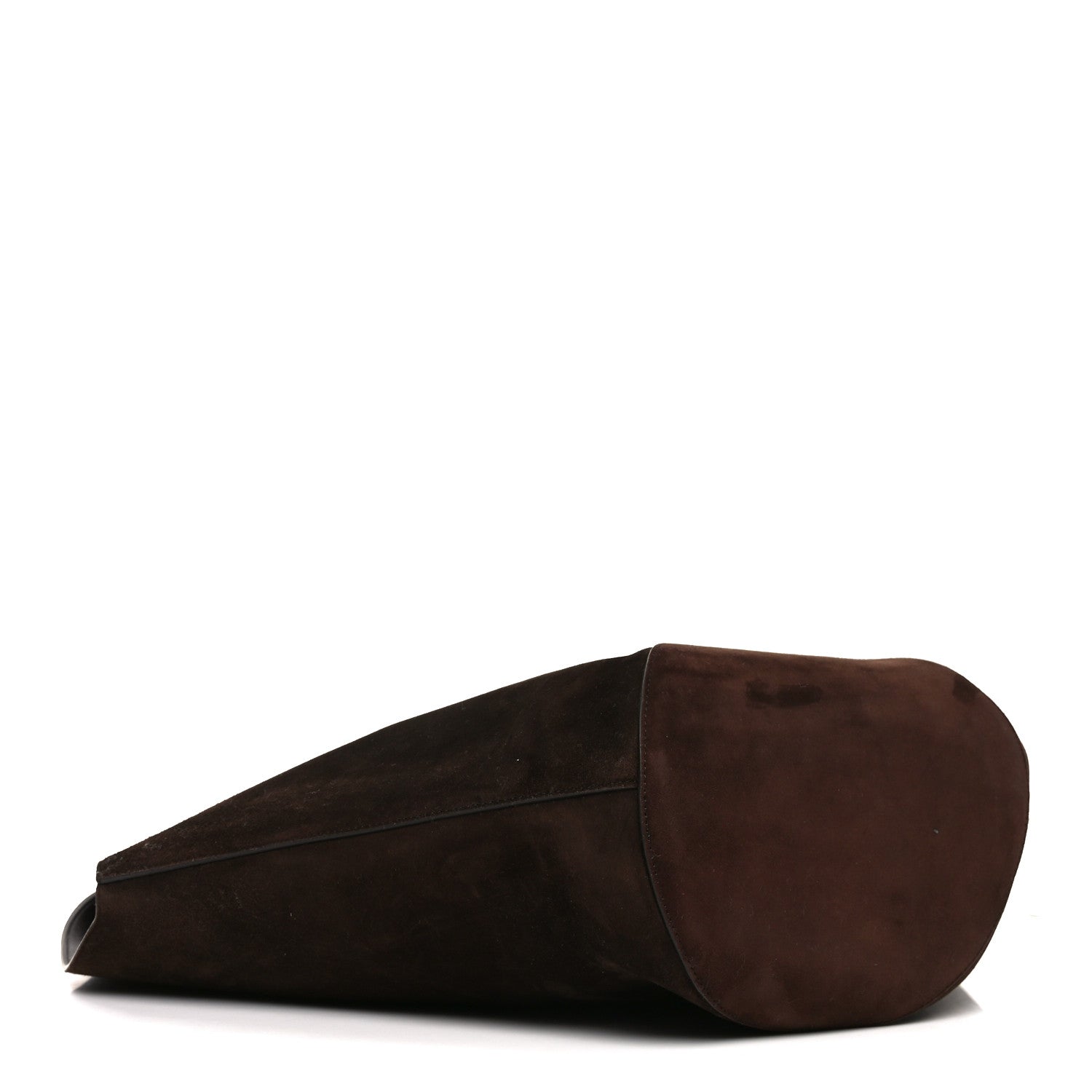 Khaite Suede Calfskin Medium Lotus Tote Coffee 4 of 9
