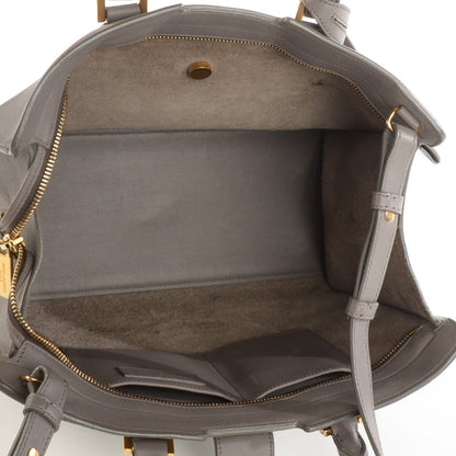 Saint Laurent Calfskin Small Classic Y Cabas Grey 5 of 8