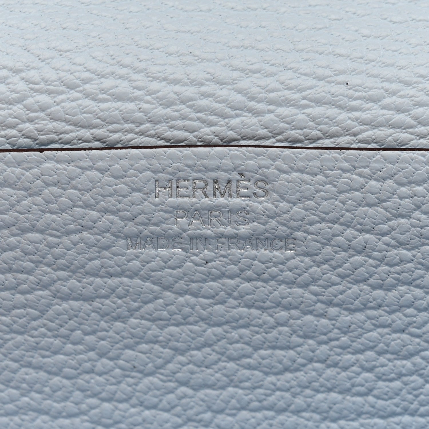 Hermes Chèvre Mysore Bearn Gusset Wallet Bleu Brume 6 of 9