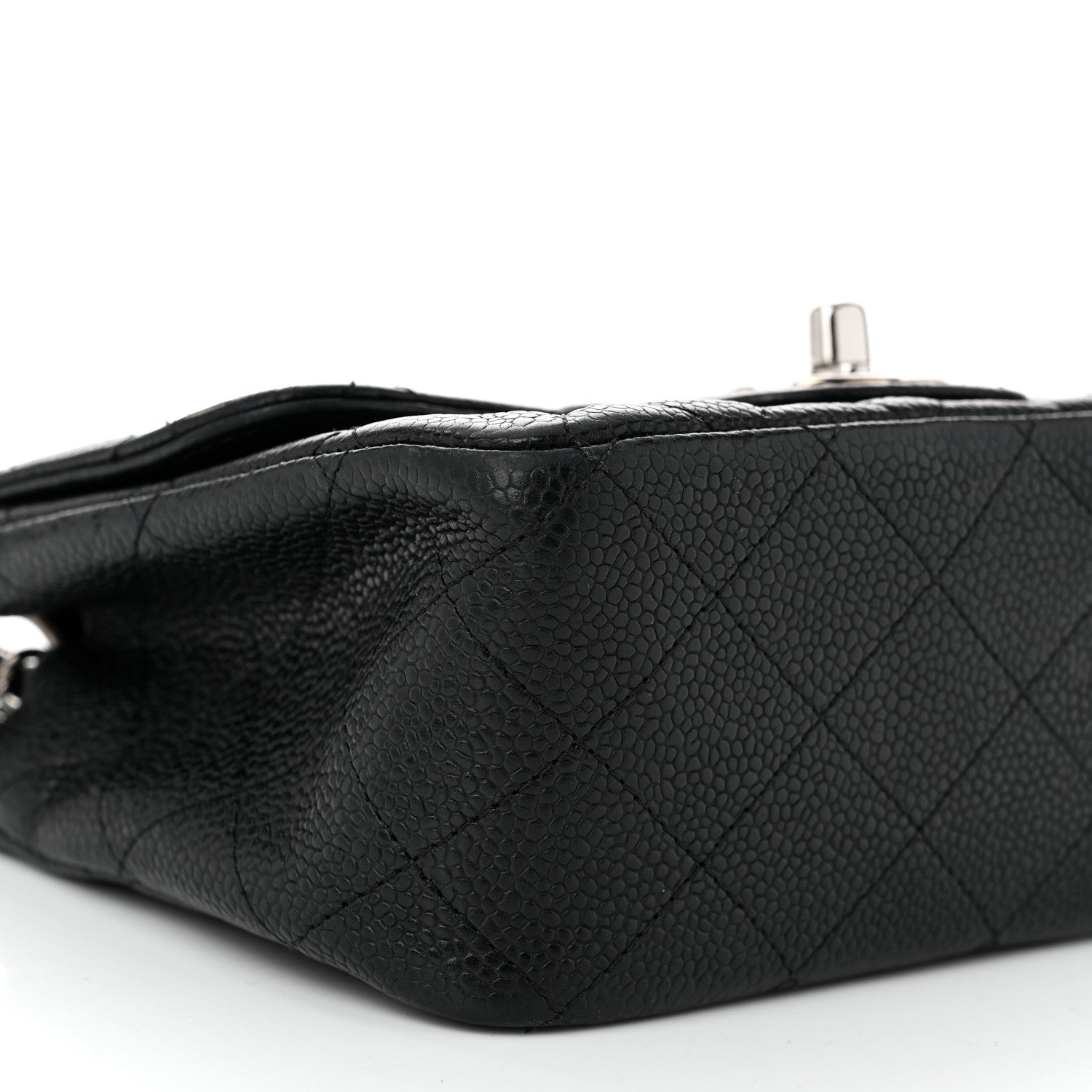 Chanel Caviar Quilted Mini Square Flap Black 9 of 10