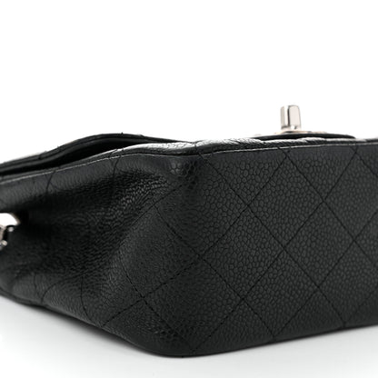 Chanel Caviar Quilted Mini Square Flap Black 9 of 10