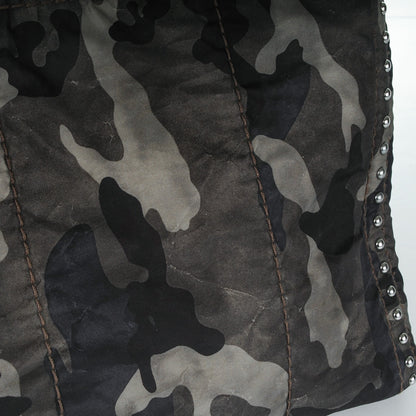 Prada Tessuto Nylon Studded Camouflage Tote Fumo 9 of 10