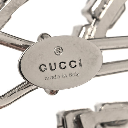 Gucci Crystal Interlocking G Star Hair Clip Silver 3 of 3