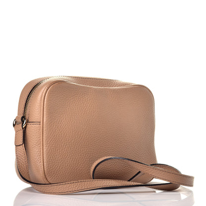 Gucci Pebbled Calfskin Small Soho Disco Bag Rose Beige 3 of 10