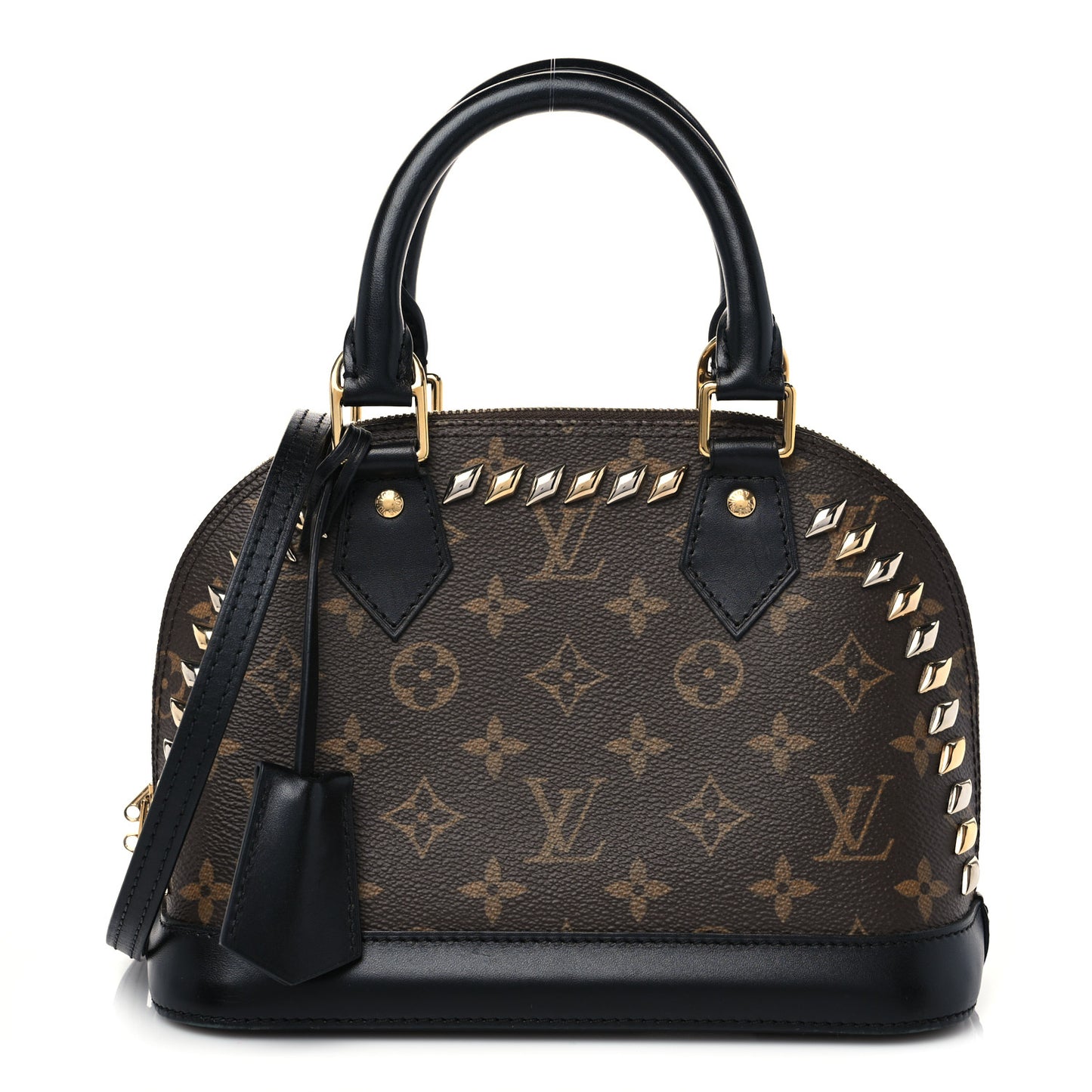 Monogram Macassar Studded Alma BB