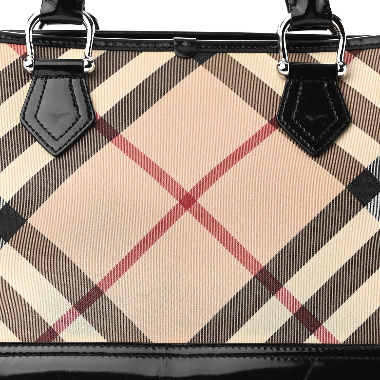 Burberry Nova Check Medium Tote Black 7 of 10