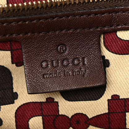 Gucci Guccissima Studded Pelham Shoulder Bag Dark Brown 6 of 15
