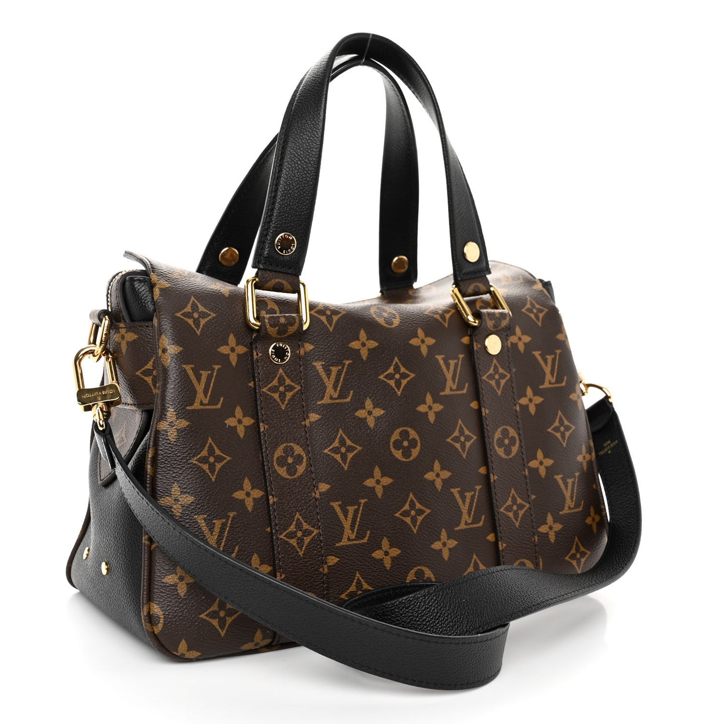 LOUIS VUITTON Monogram Manhattan NM Black