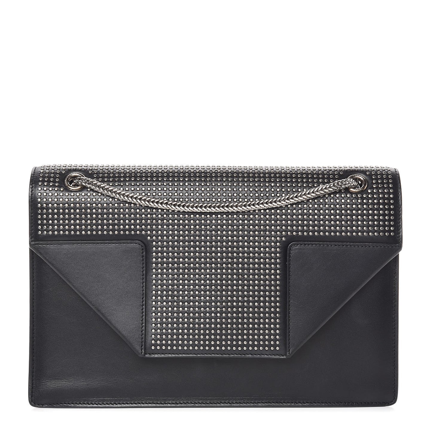 Calfskin Studded Medium Betty Black