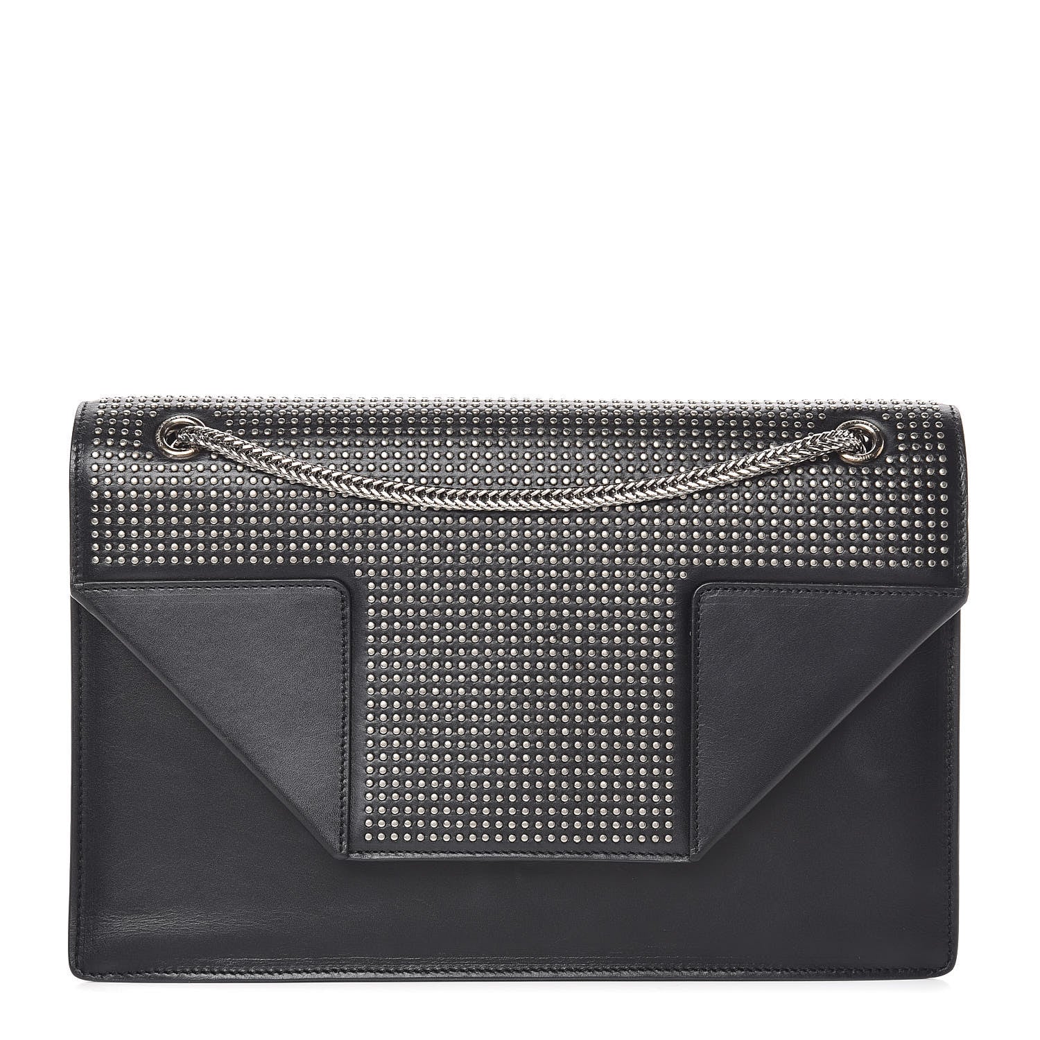 Saint Laurent Calfskin Studded Medium Betty Black 1 of 15