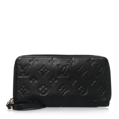 Louis Vuitton Empreinte Zippy Organizer Wallet Black 1 of 12