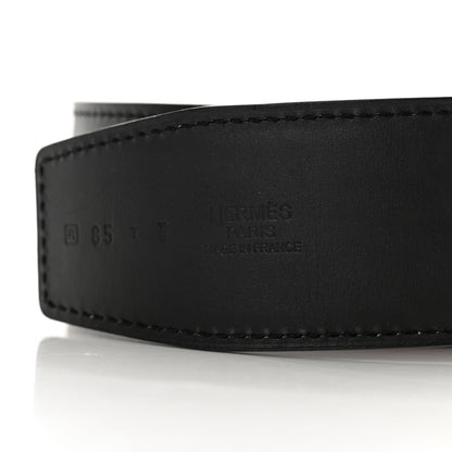Hermes Box Swift 32mm Idem Belt 85/34 Black Gold 3 of 7