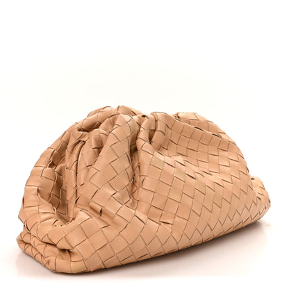 Bottega Veneta Nappa Maxi Intrecciato The Pouch Oversized Clutch Caramel 3 of 7