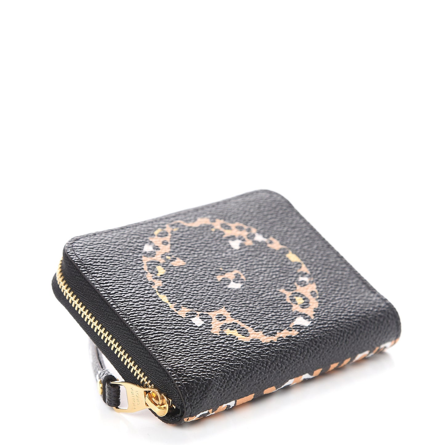 Monogram Giant Jungle Zippy Coin Purse Black