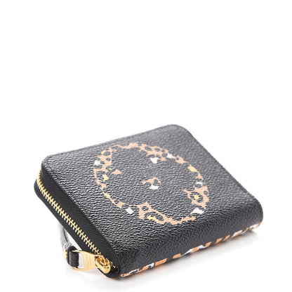 Louis Vuitton Monogram Giant Jungle Zippy Coin Purse Black 3 of 5