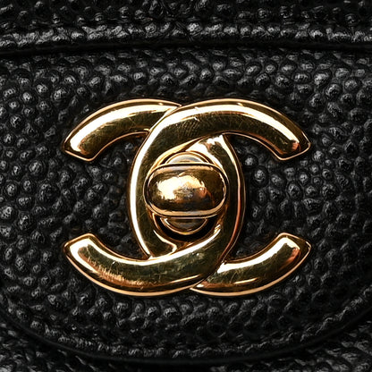 Chanel Caviar Quilted Medium Double Flap Black 15 of 16