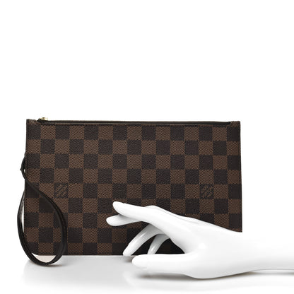 Louis Vuitton Damier Ebene Neverfull MM GM Pochette 2 of 8
