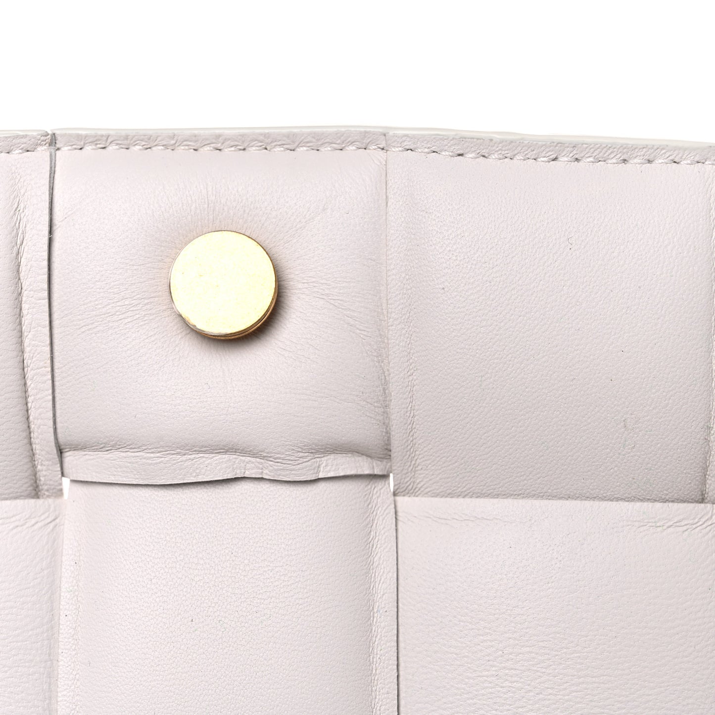 Nappa Maxi Intreccio Padded Cassette Crossbody Bag Chalk
