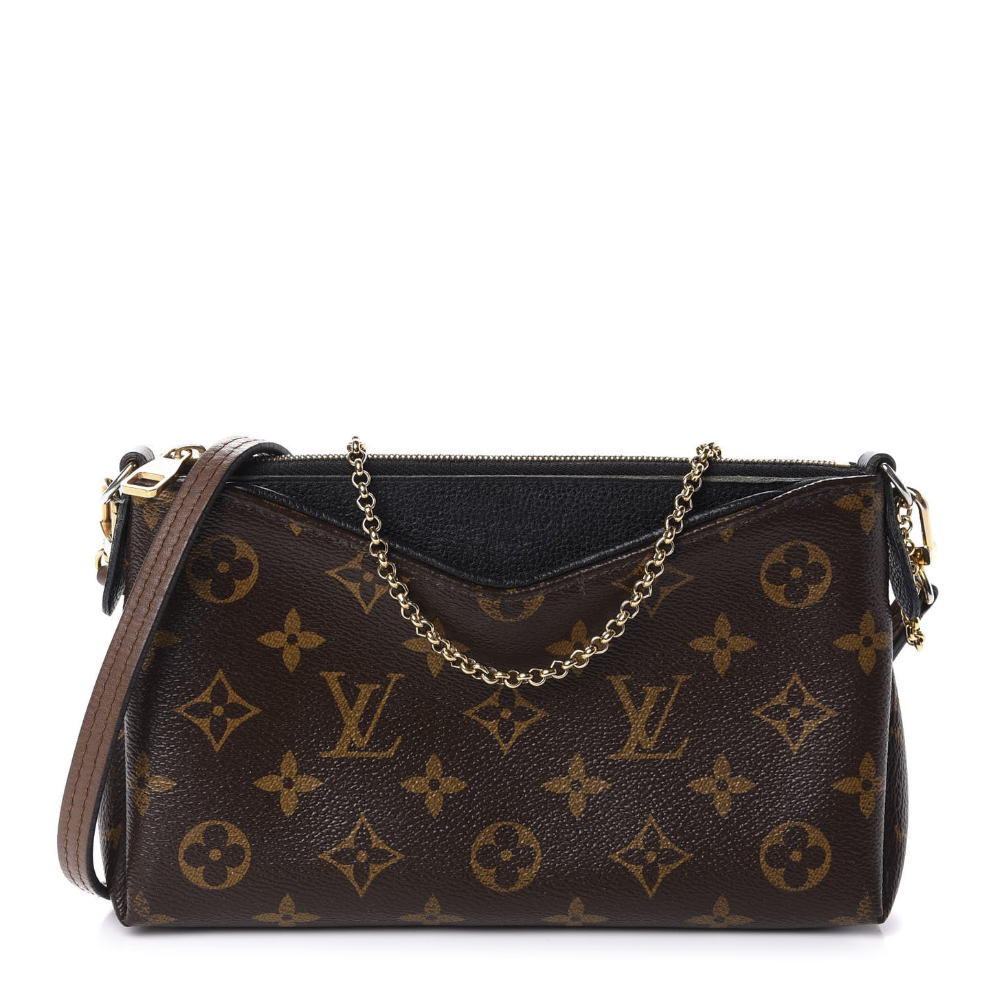 Monogram Pallas Clutch Black