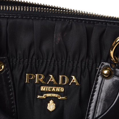 Prada Tessuto Nylon Gaufre Tote Black 9 of 15