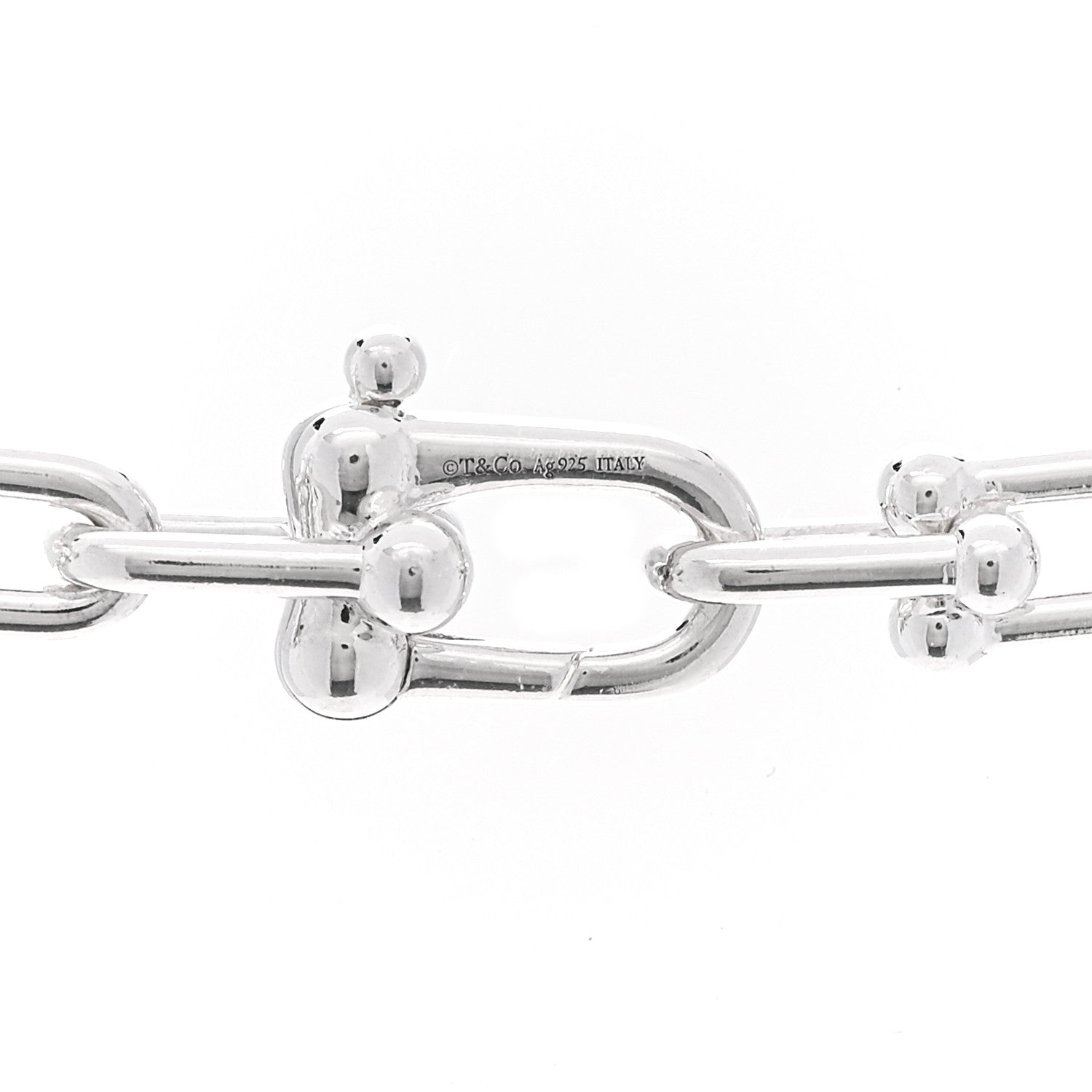 Tiffany Sterling Silver Small HardWear Link Necklace 4 of 4