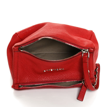 Givenchy Sugar Goatskin Pandora Wristlet Medium Red 5 of 13
