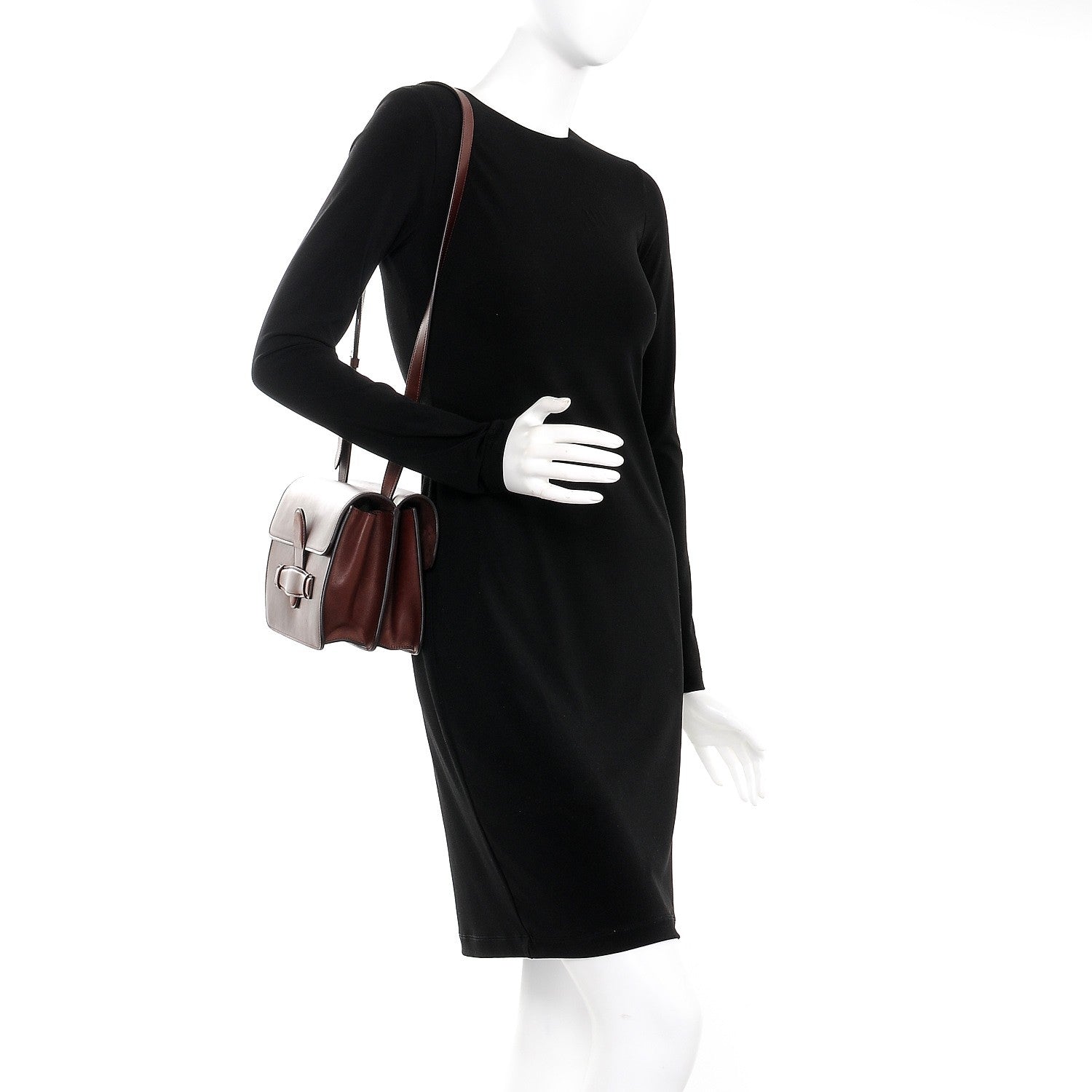 Celine Natural Calfskin Medium Symmetrical Bag Burgundy 2 of 10