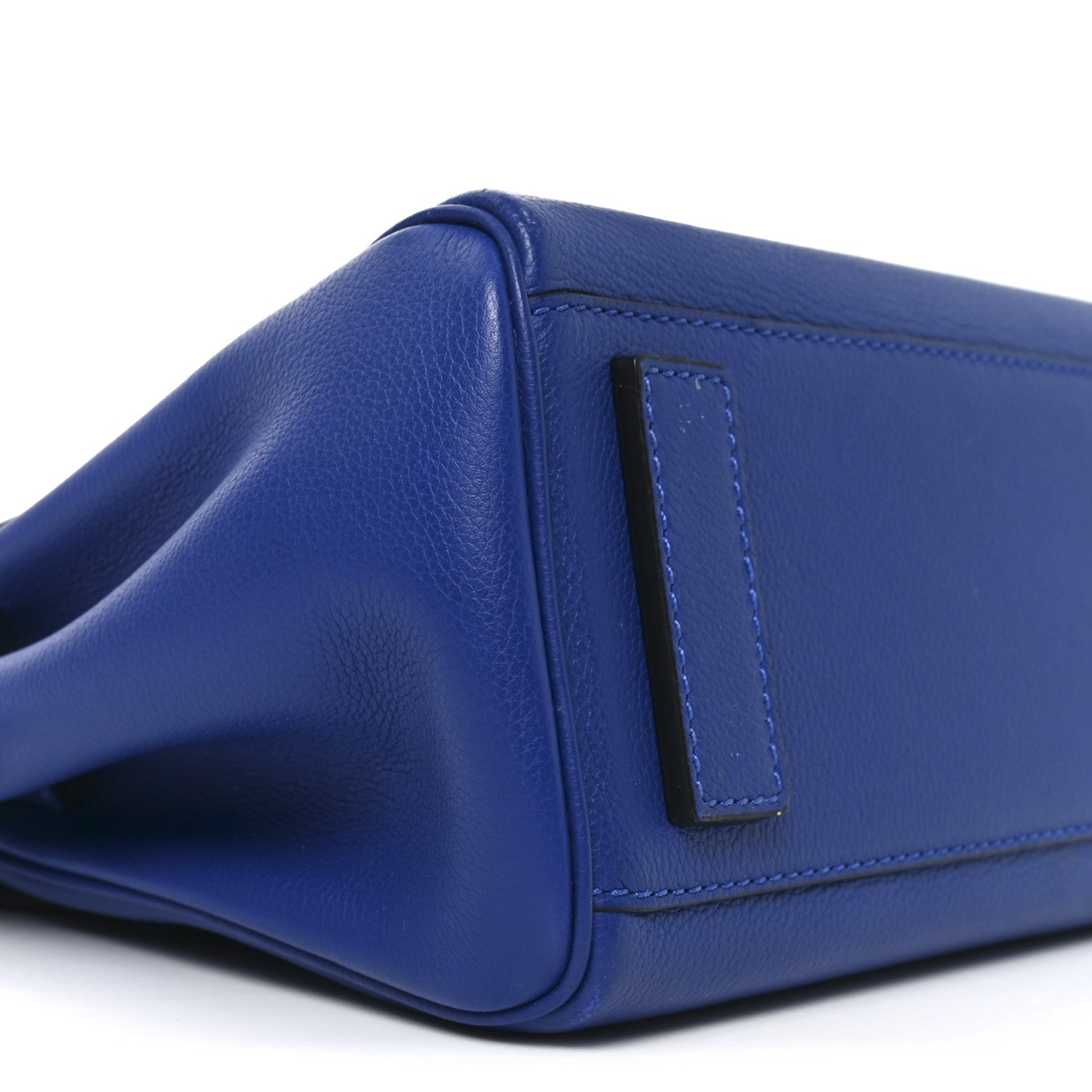 Versace Calfskin Medium La Medusa Top Handle Handbag Lapis 7 of 9