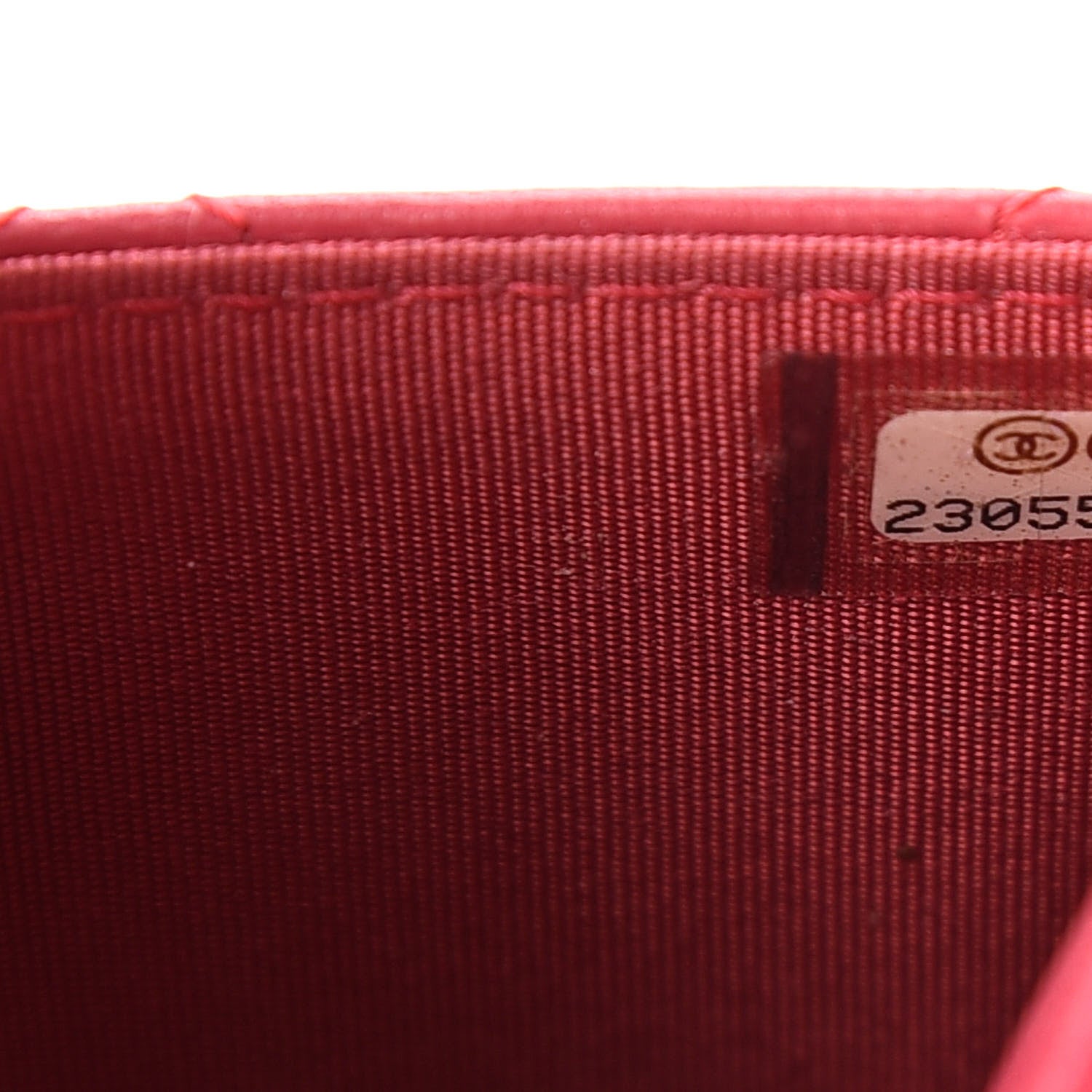 Chanel Lambskin Quilted Trendy CC Wallet On Chain WOC Dark Pink 9 of 12