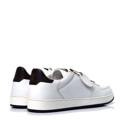 Louis Vuitton Calfskin Monogram Mens Rivoli Sneakers 9.5 White 3 of 5