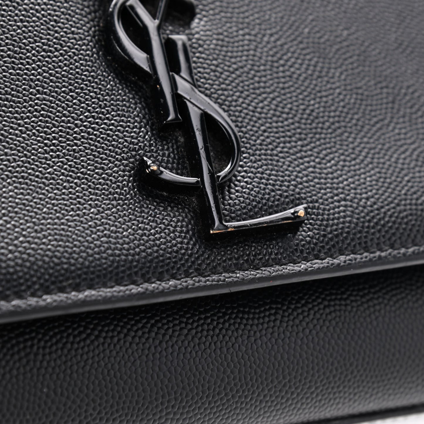 Grain De Poudre Small Monogram Kate Satchel Black