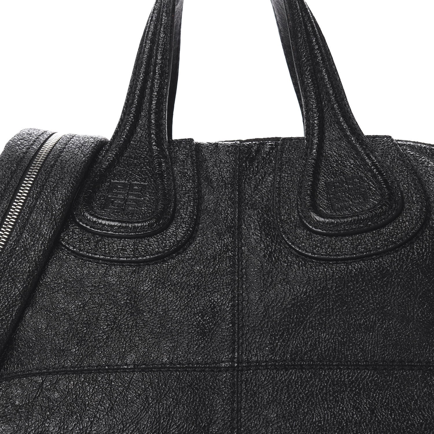 Givenchy Glazed Pebbled Calfskin Medium Nightingale Black 13 of 13