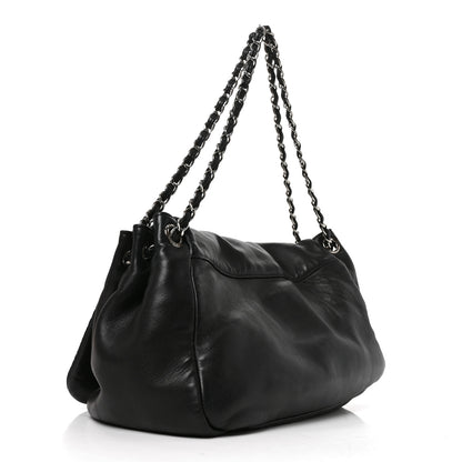 Chanel Lambskin CC Disc Accordion Flap Black 3 of 10