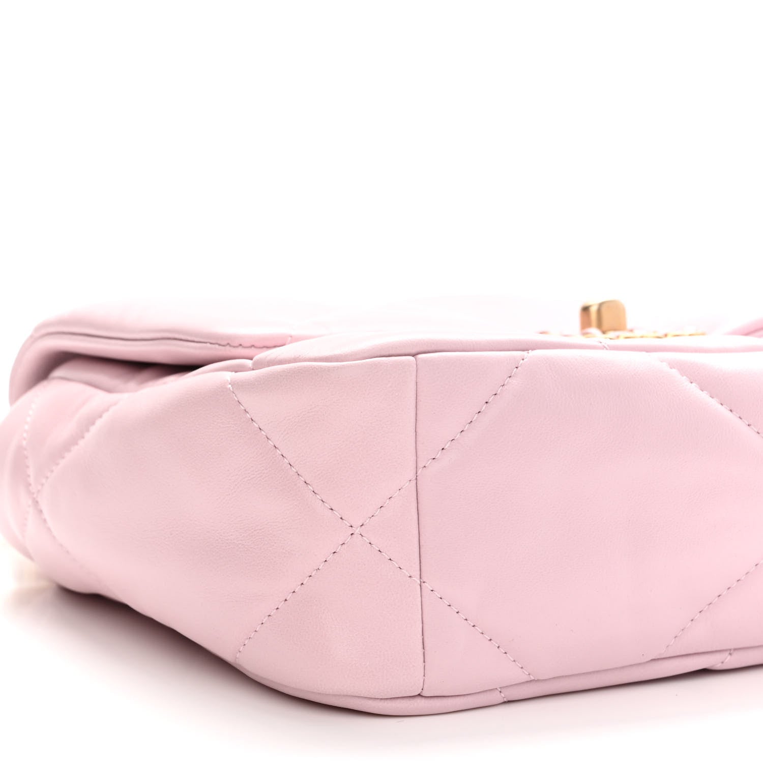 Chanel Lambskin Quilted Medium Chanel 19 Flap Light Pink 9 of 11