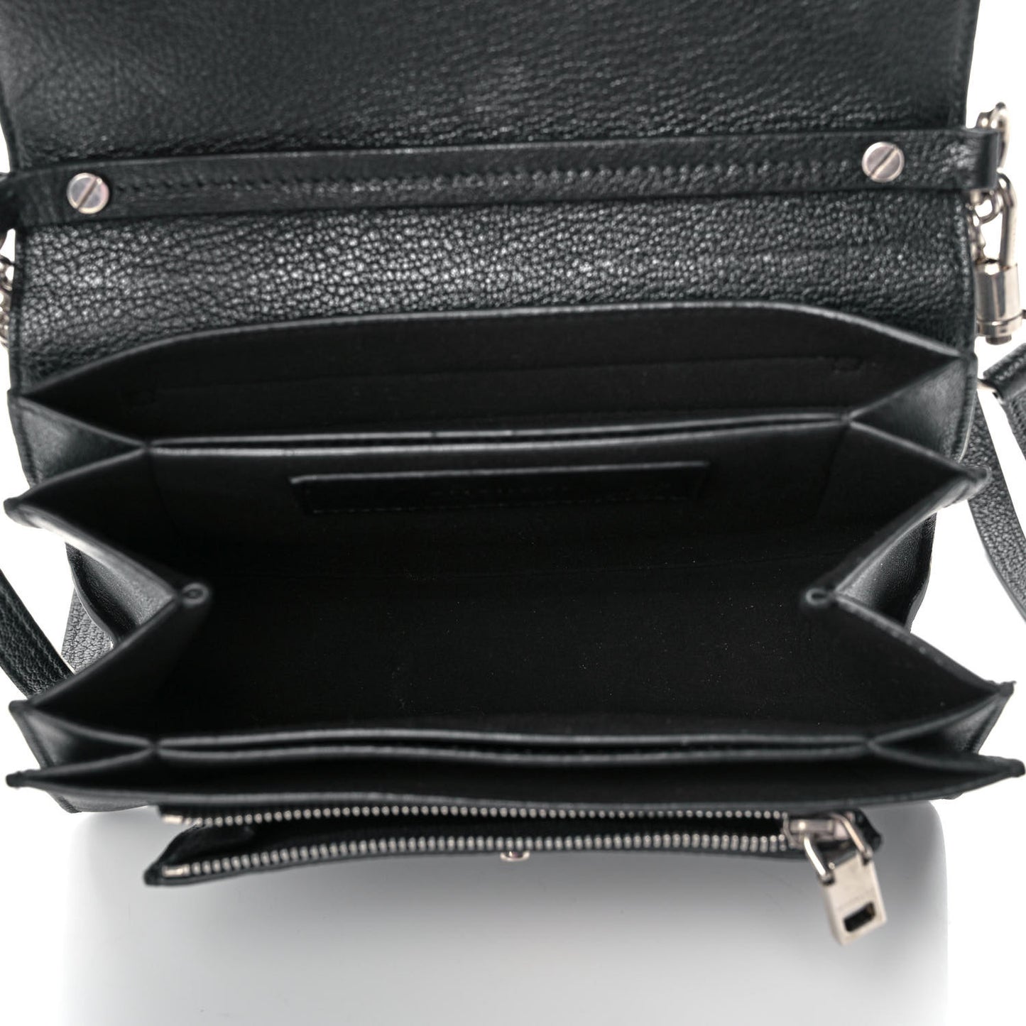 Sugar Goatskin Small GV3 Shoulder Bag Black