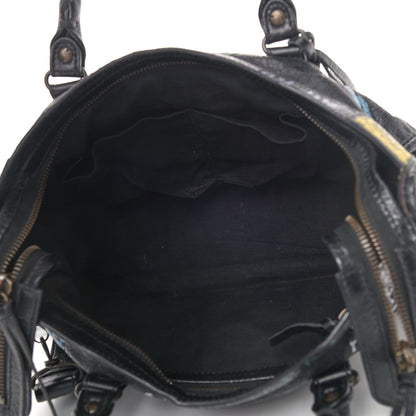 Balenciaga Agneau Graffiti All Over Classic Hardware S City Black Multicolor 4 of 6