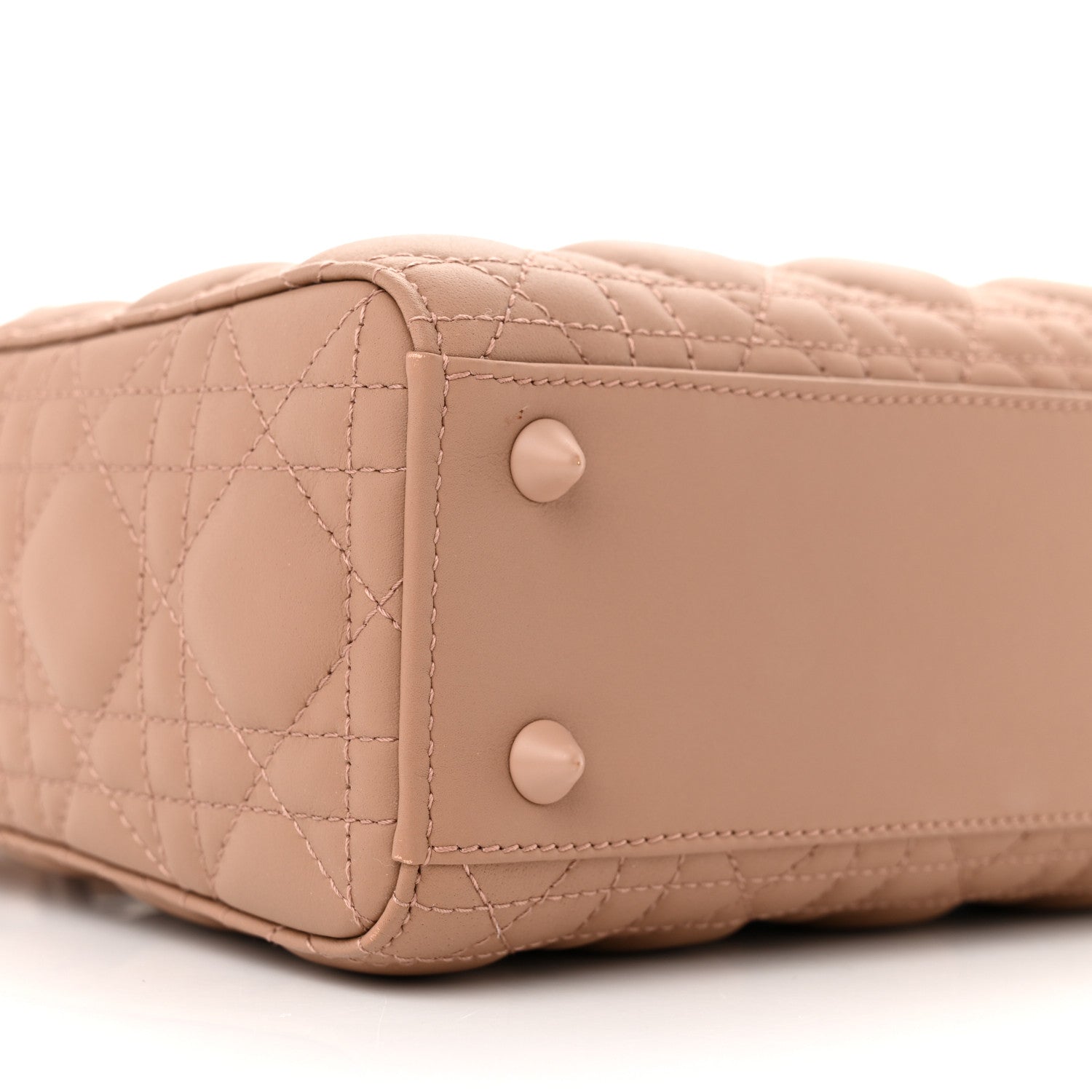 Christian Dior Ultra Matte Calfskin Cannage Small My ABCDior Lady Dior Beige 8 of 11