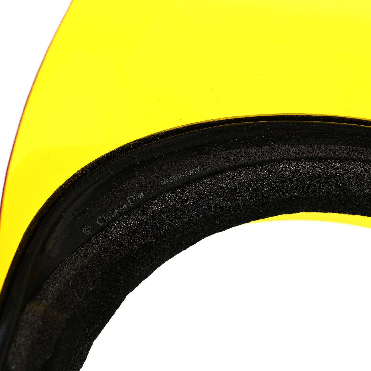 Christian Dior DiorClub1 Sun Visor Yellow 7 of 9