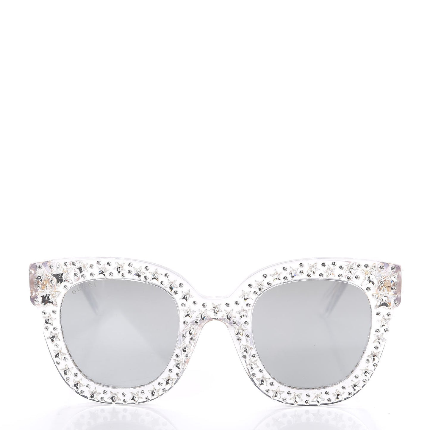 Acetate Crystal Oversize Mirrored Star Sunglasses GG0116S