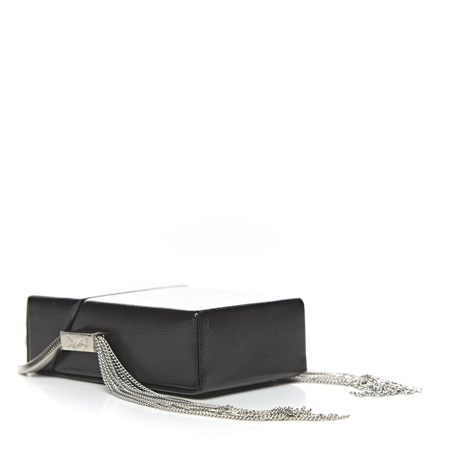Saint Laurent Lambskin Smoking Box Crossbody Black 4 of 8