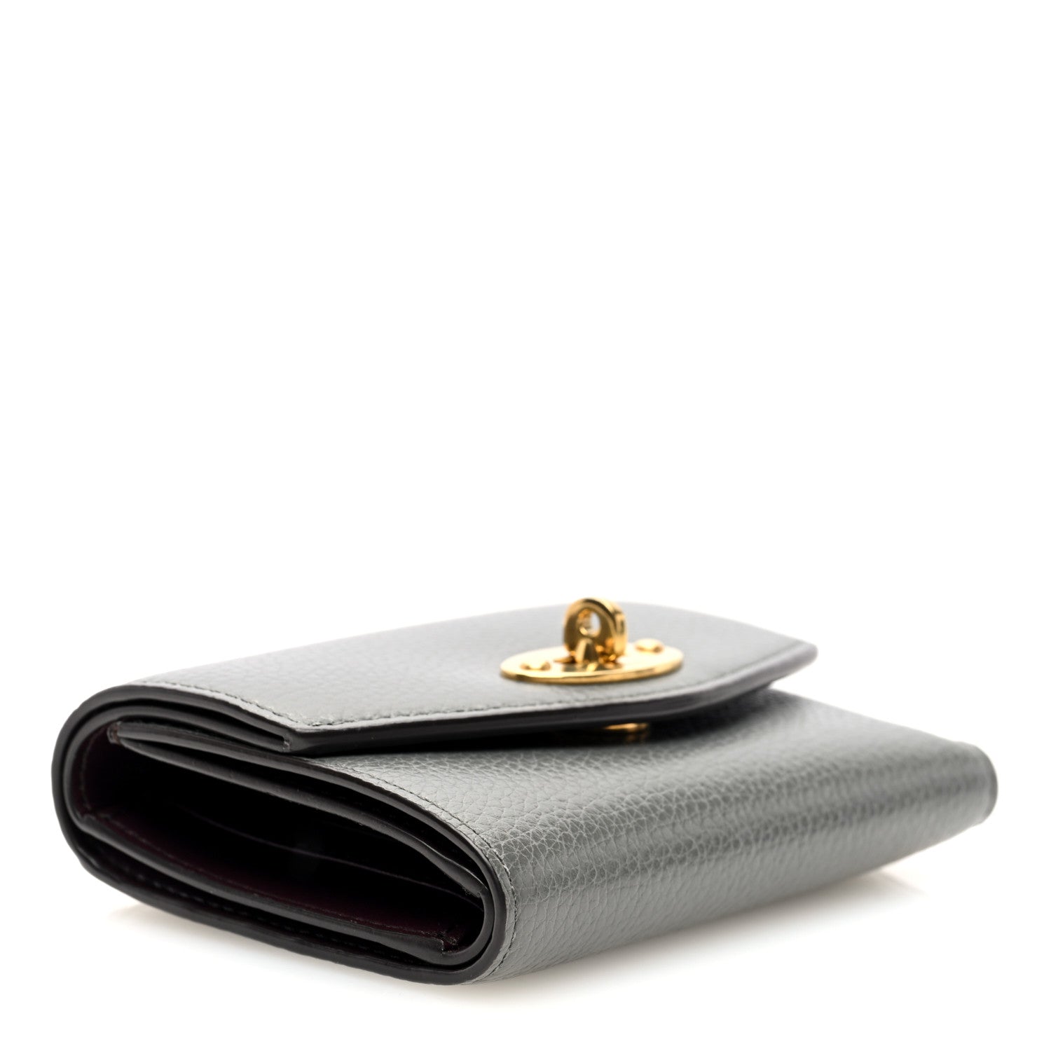 Mulberry Classic Grain Small Darley Wallet Charcoal 4 of 7