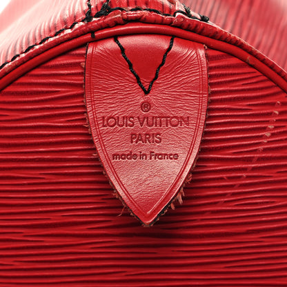 Louis Vuitton Epi Keepall 45 Castillan Red 5 of 13