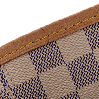 Louis Vuitton Damier Azur Neo Neverfull MM Rose Ballerine 11 of 12